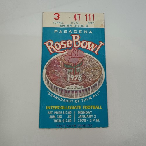 Biglietto vintage 1978 - vintage, rose