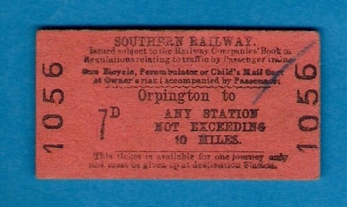 Southern railway ticket - southern,