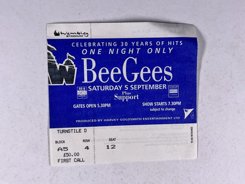 Bee gees concert - gees, one