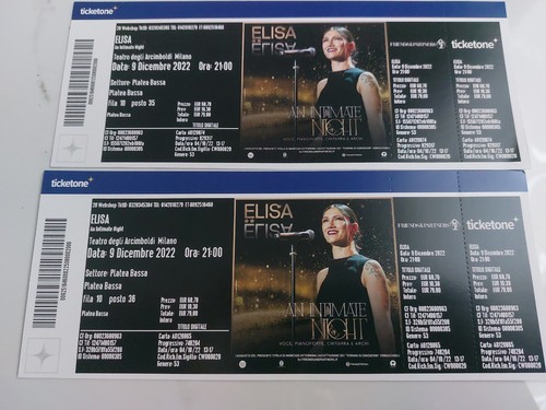 Biglietti elisa ticketone - biglietti, 9