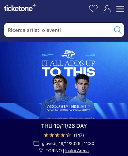 Biglietti ticketone nitto - 2,